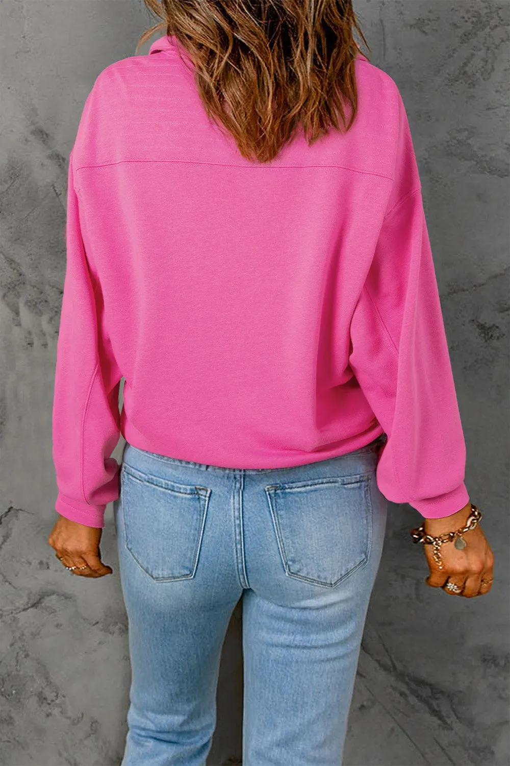 ✨ Half Snap Long Sleeve Sweatshirt – BUTTONED-UP BUT NEVER BORING ✨