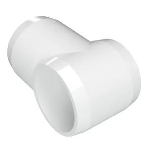 3/4 in. Slip Sling PVC Tee, Furniture Grade - White