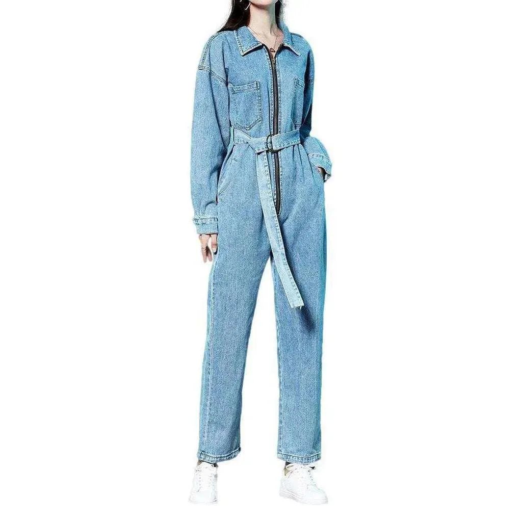 90s oversized jeans women's jumpsuit