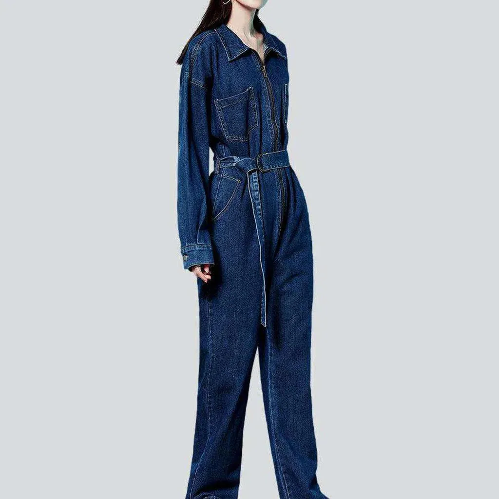 90s oversized jeans women's jumpsuit