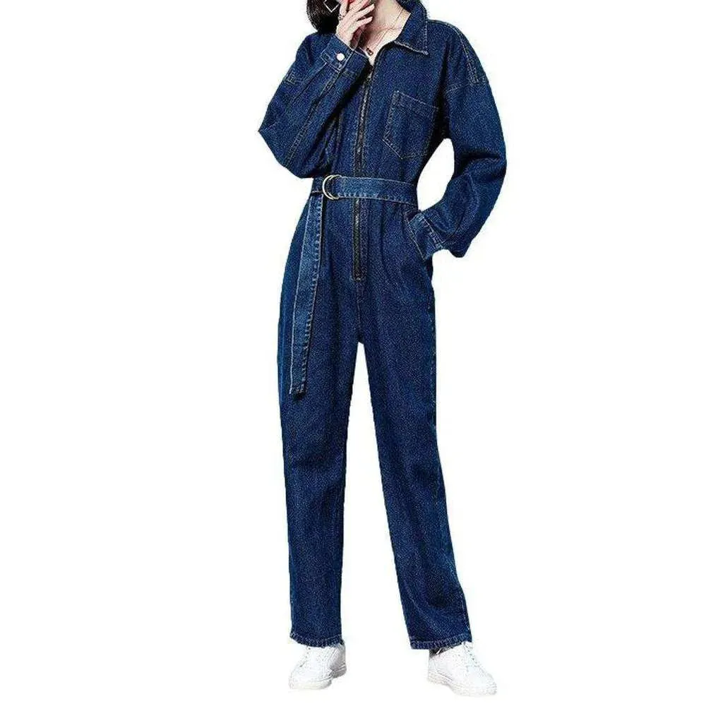 90s oversized jeans women's jumpsuit