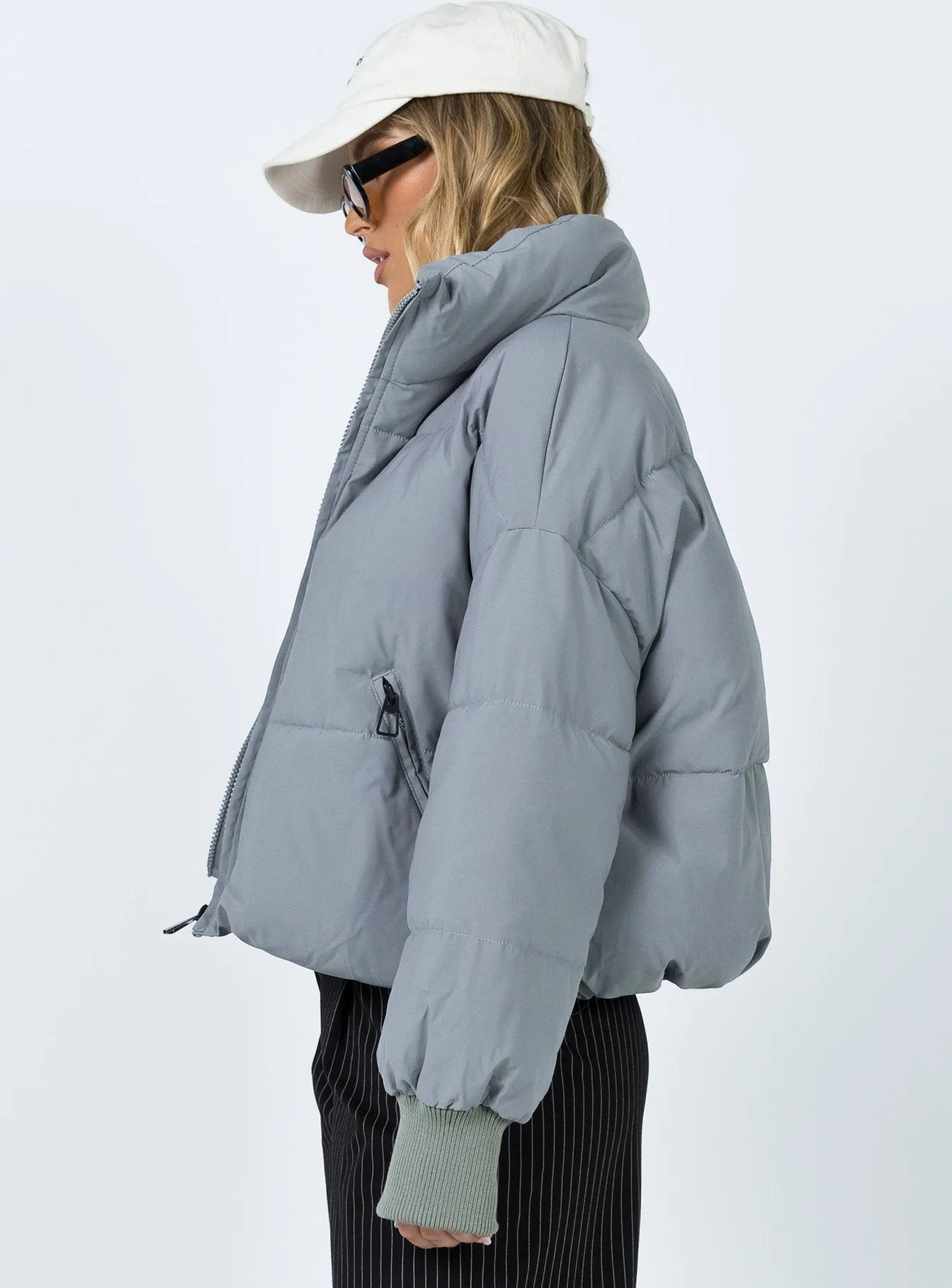 Abe Puffer Jacket Grey