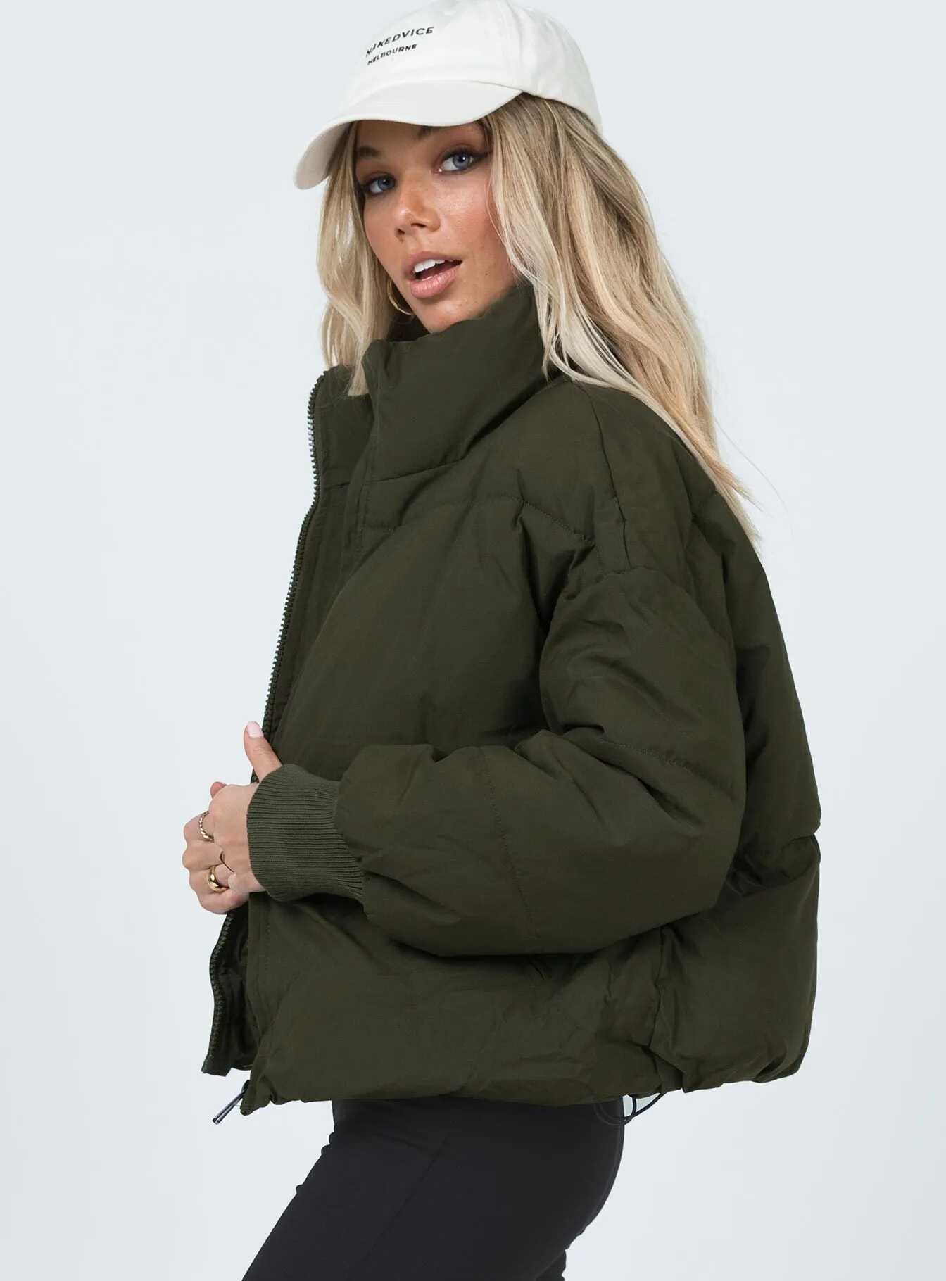 Abe Puffer Jacket Khaki