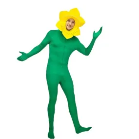 Adult Man Sunflower Funny Jumpsuit Cosplay Stage Performance Costume