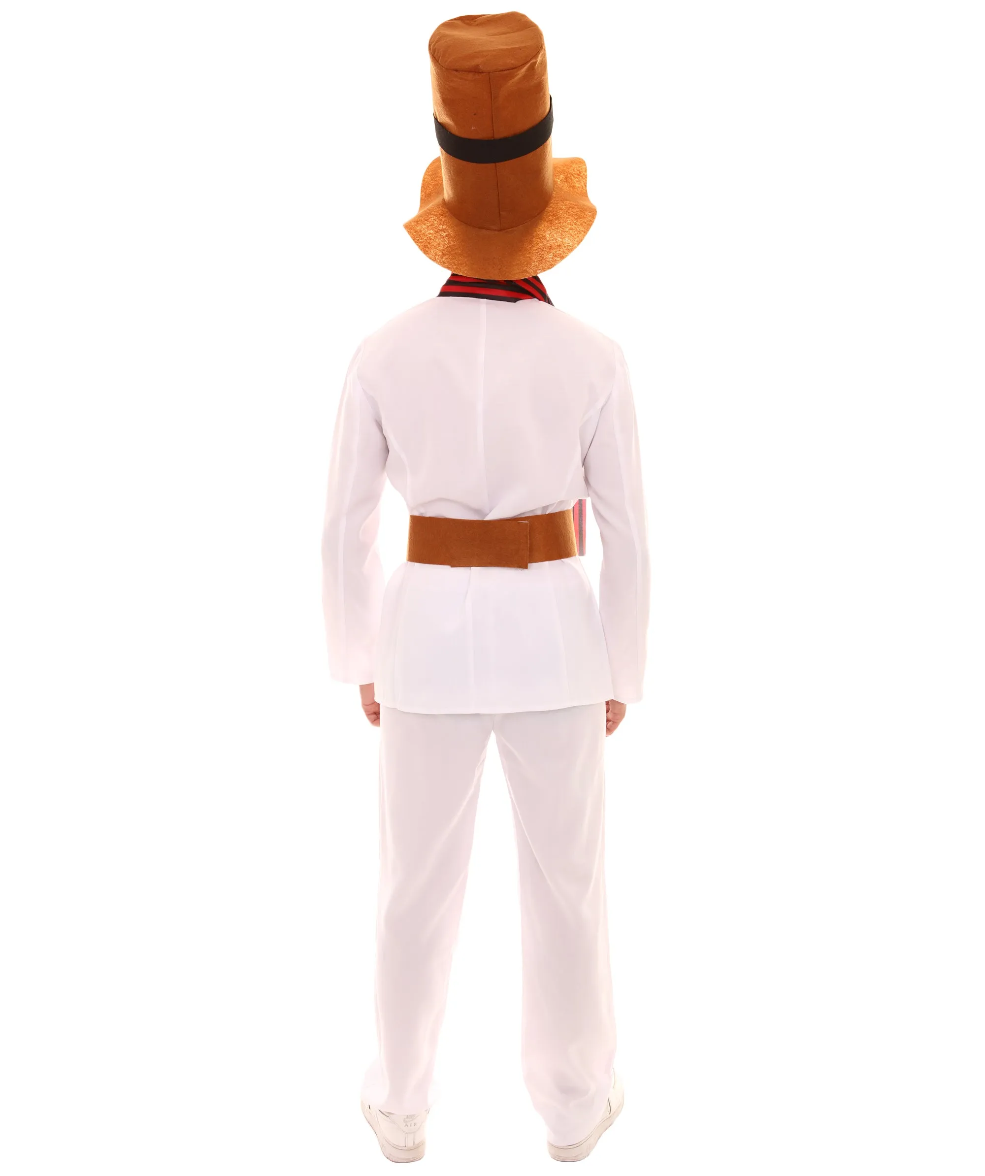 Adult Men's Mr Snowman Costume | White Halloween Costumes