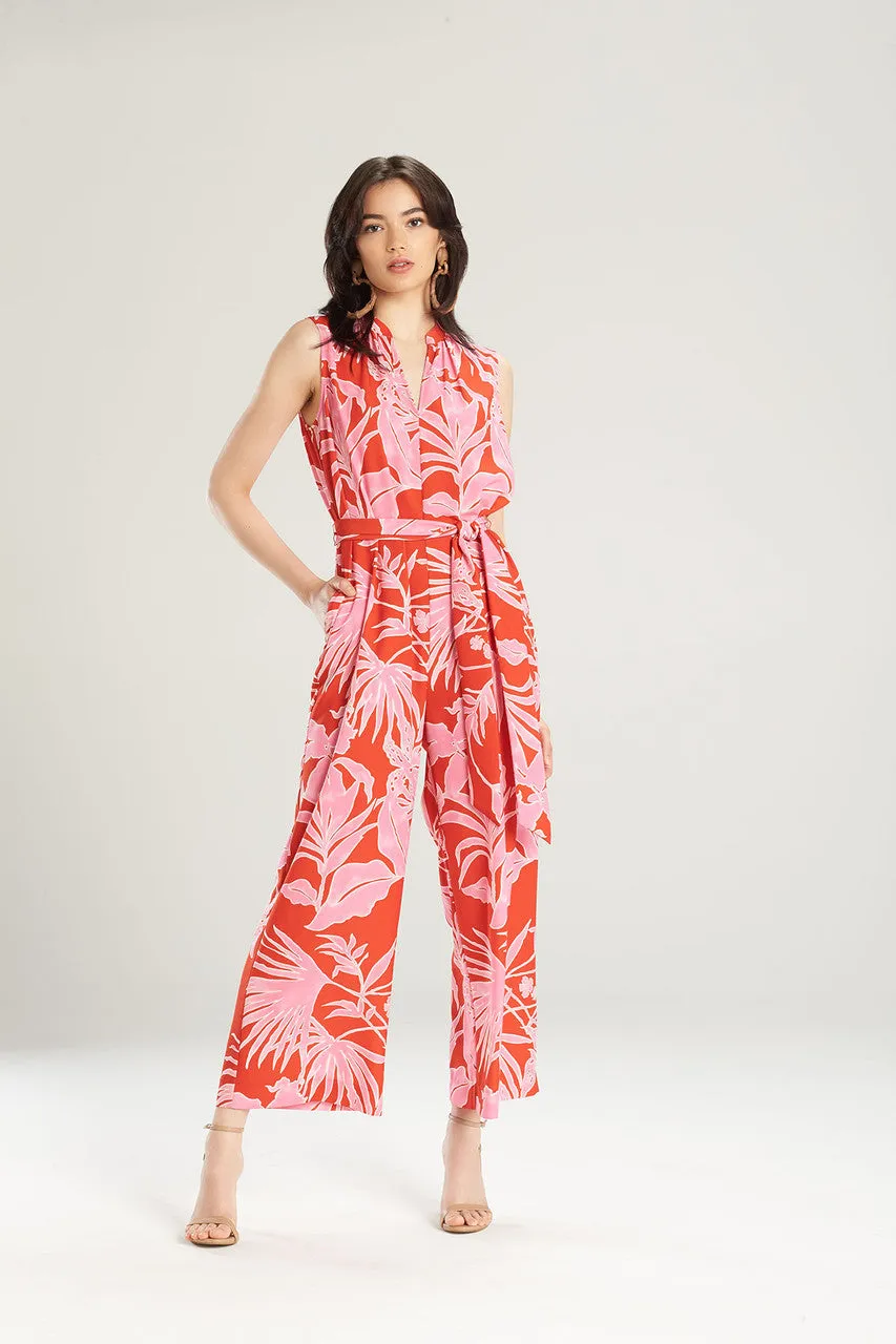 Aiko Printed CDC Mandarin Jumpsuit