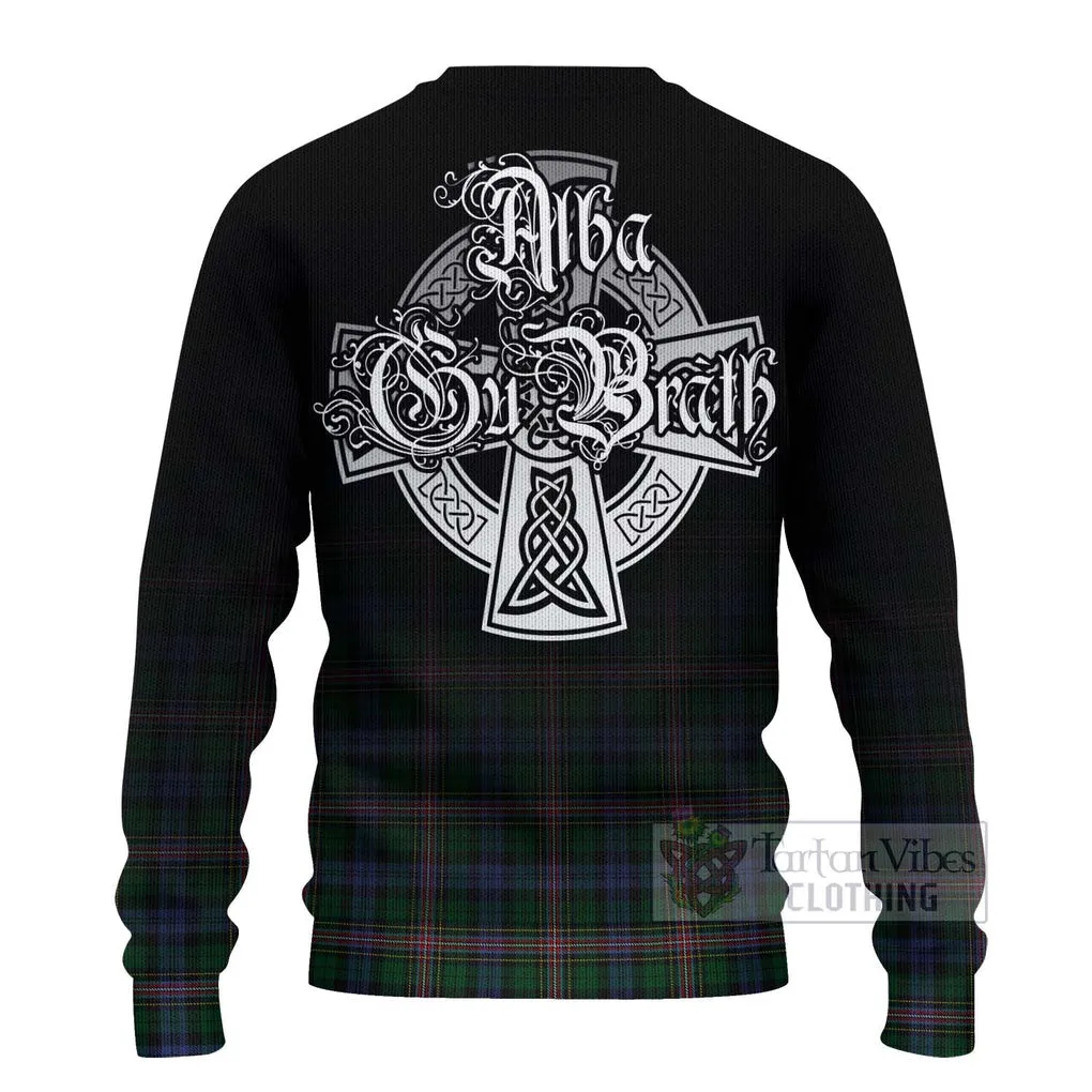 Allison Tartan Ugly Sweater Featuring Alba Gu Brath Family Crest Celtic Inspired