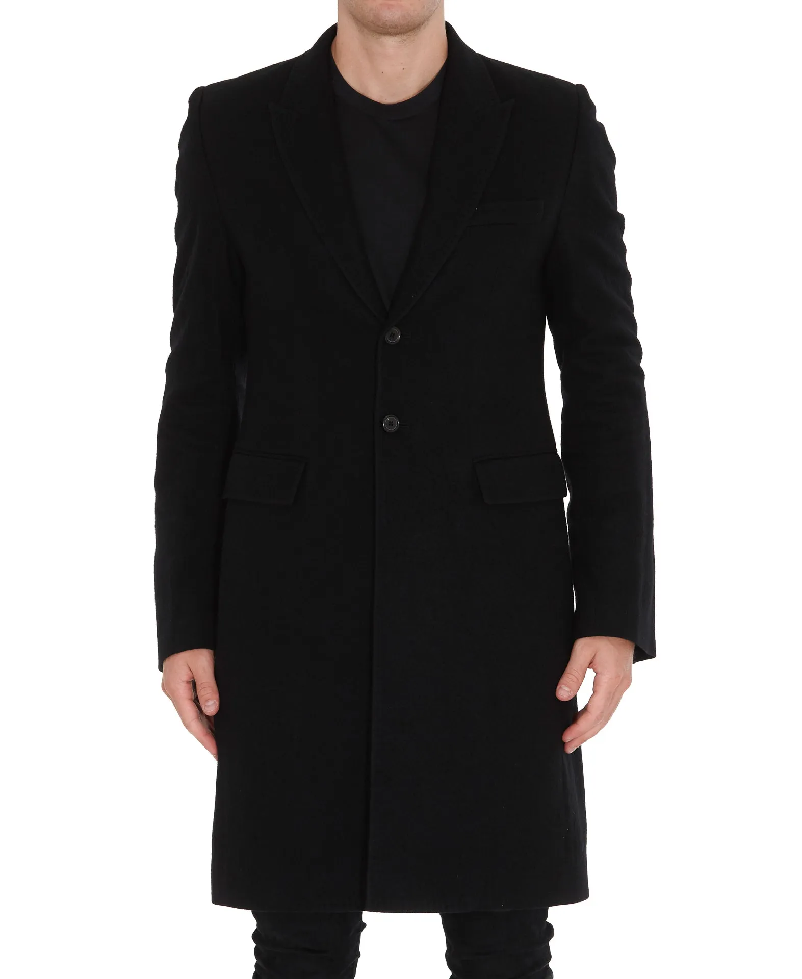 Ann Demeulemeester Morris Single Breasted Coat