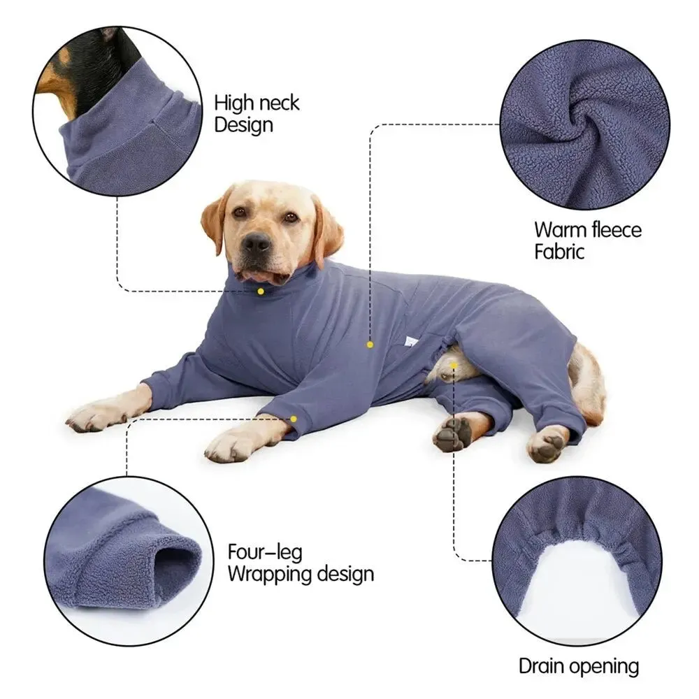 AnniePaw NurtureElite Four-Legged Dogs Recovery Suit: Anti-Licking Comfort