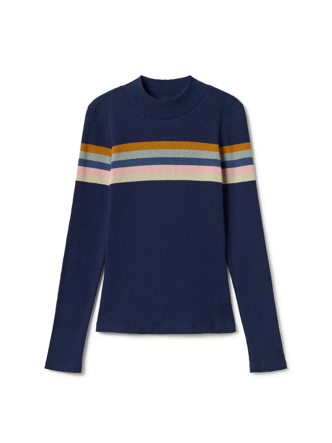 Avren Mixed Stripes Longsleeve Blue