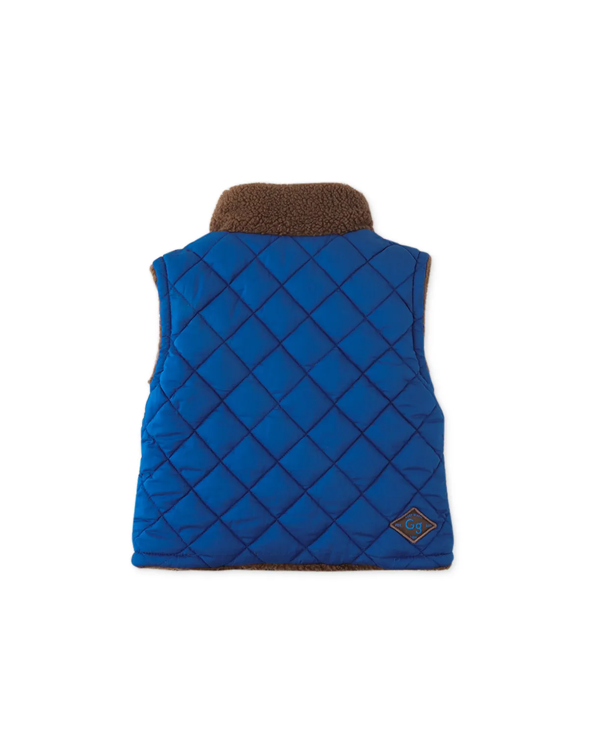 BABY BOYS REVERSIBLE SHERPA GILET