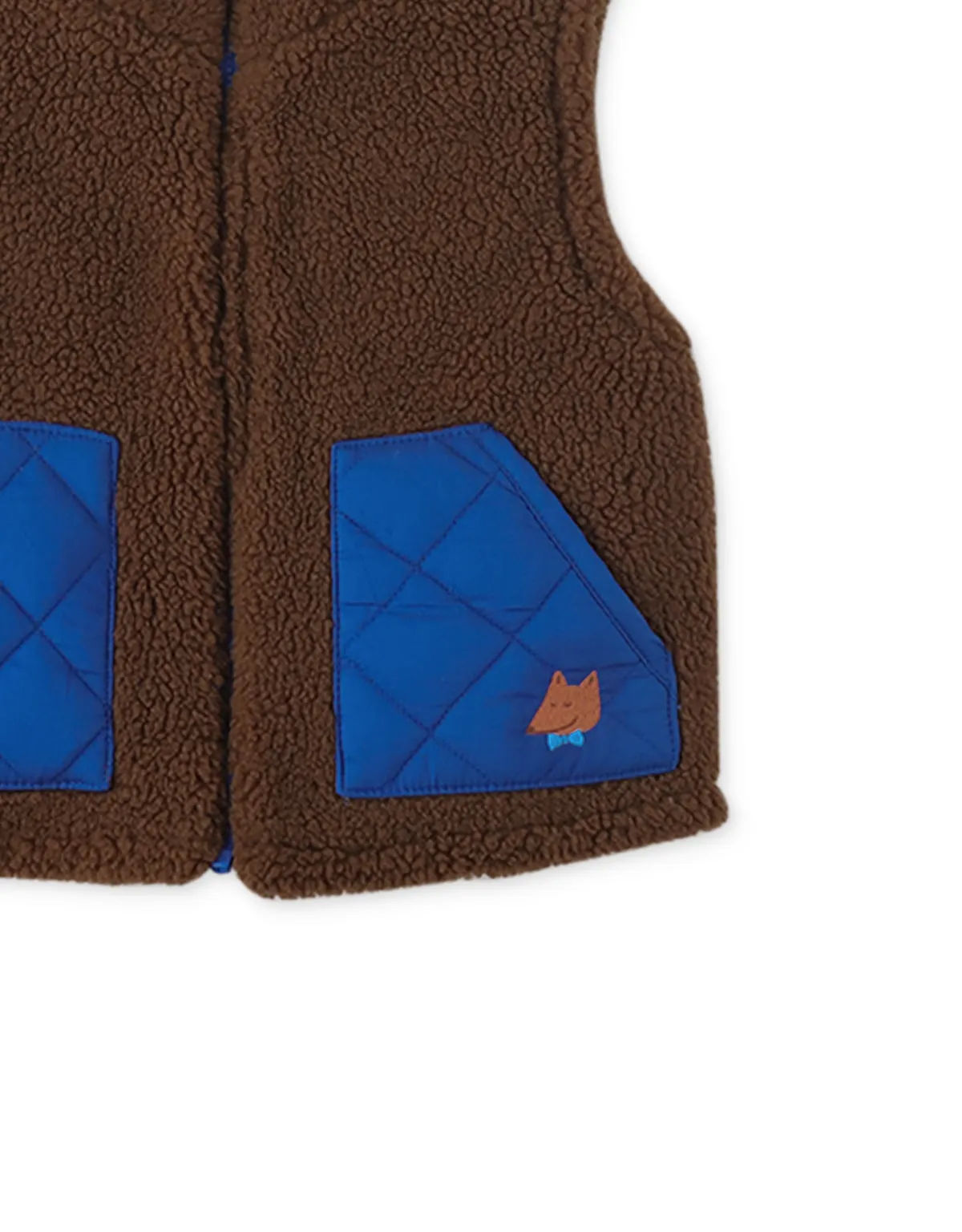 BABY BOYS REVERSIBLE SHERPA GILET