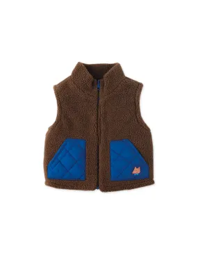 BABY BOYS REVERSIBLE SHERPA GILET