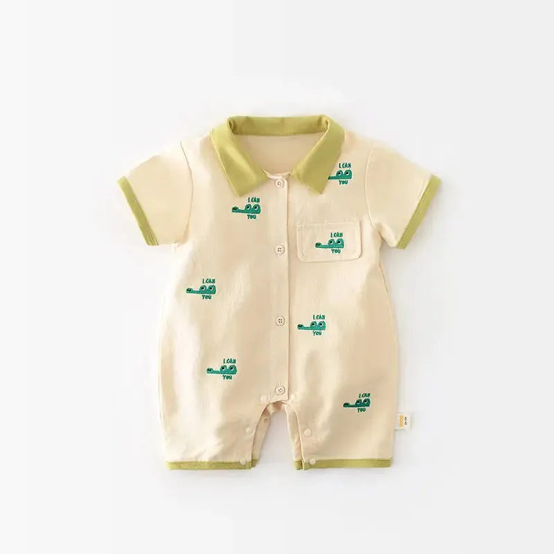 Baby Summer Crocodile Clothes  Jumpsuit