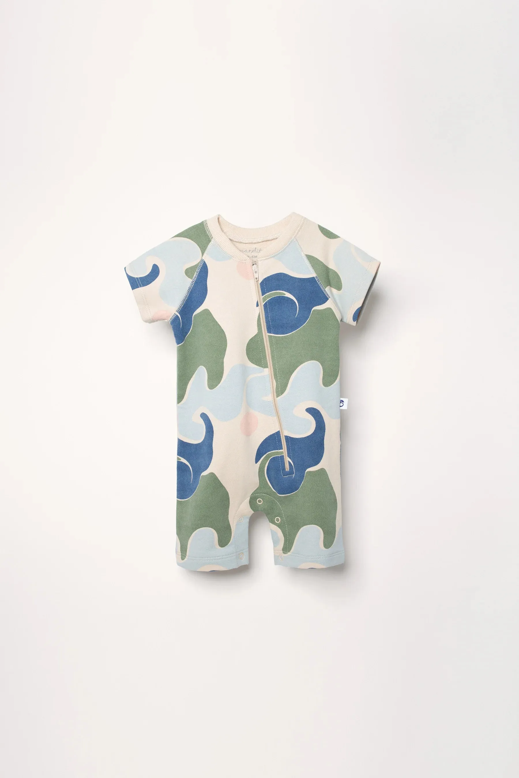 Baby's Wave Body Beige/Green