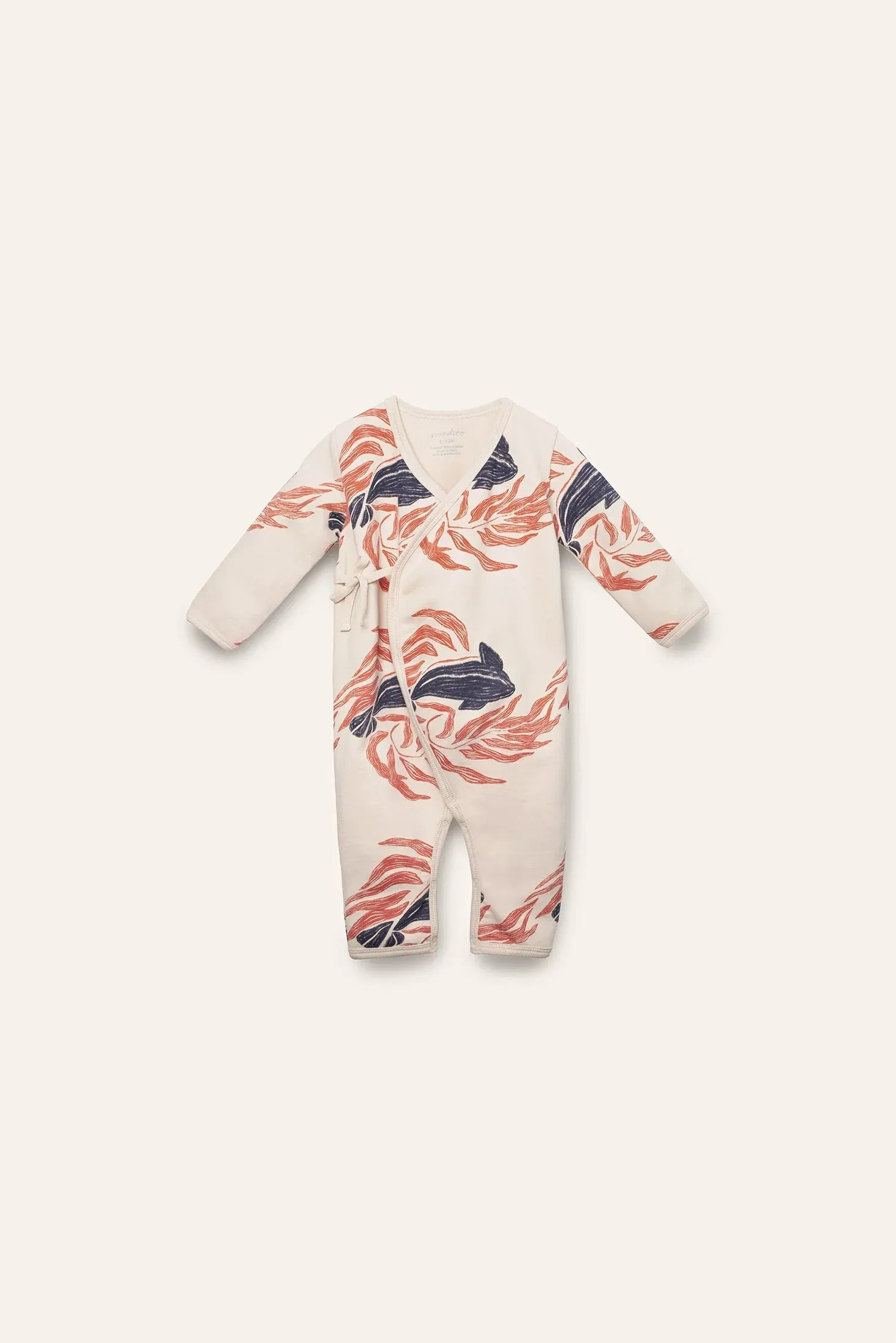 Baby's Whale Wrap Body Beige