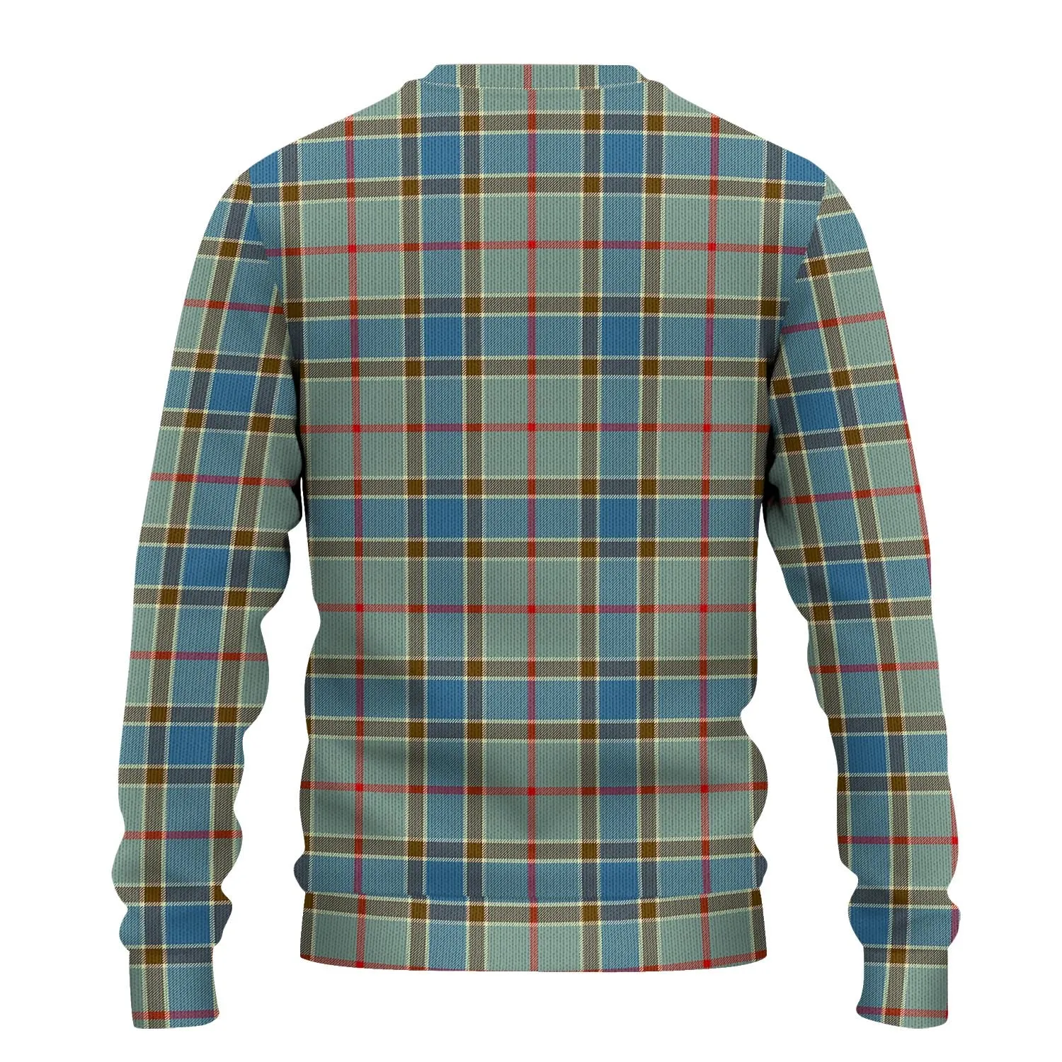 Balfour Blue Tartan Ugly Sweater