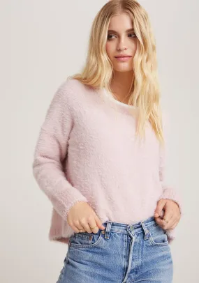 Bella Dahl - Slouchy Sweater in Blush Pink