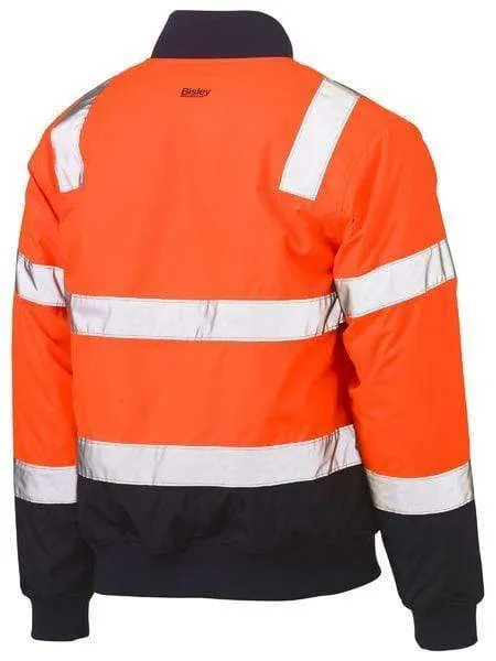 Bisley Taped Two Tone Hi Vis Bomber Jacket BJ6730T