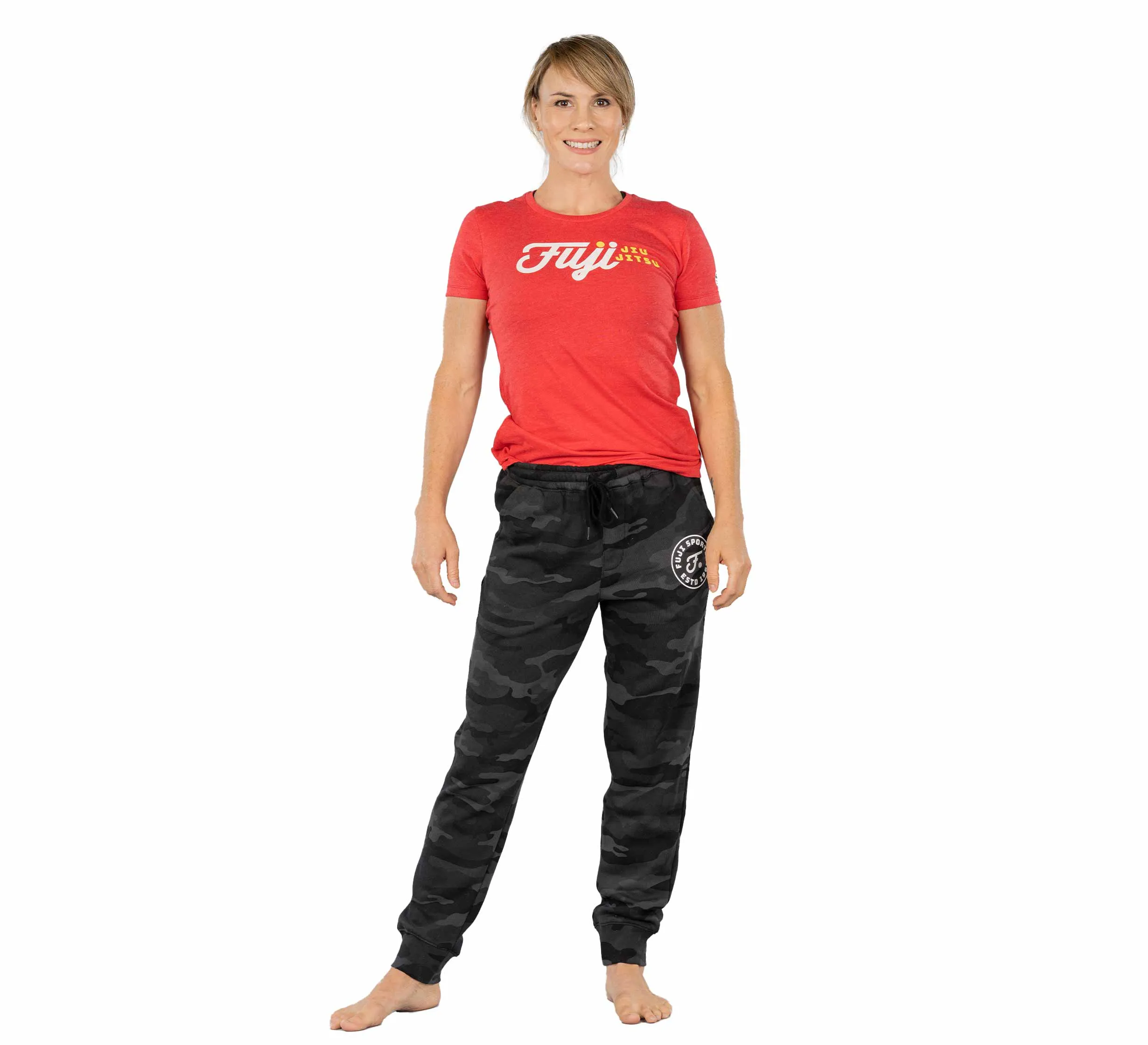 Black Camo Womens Joggers