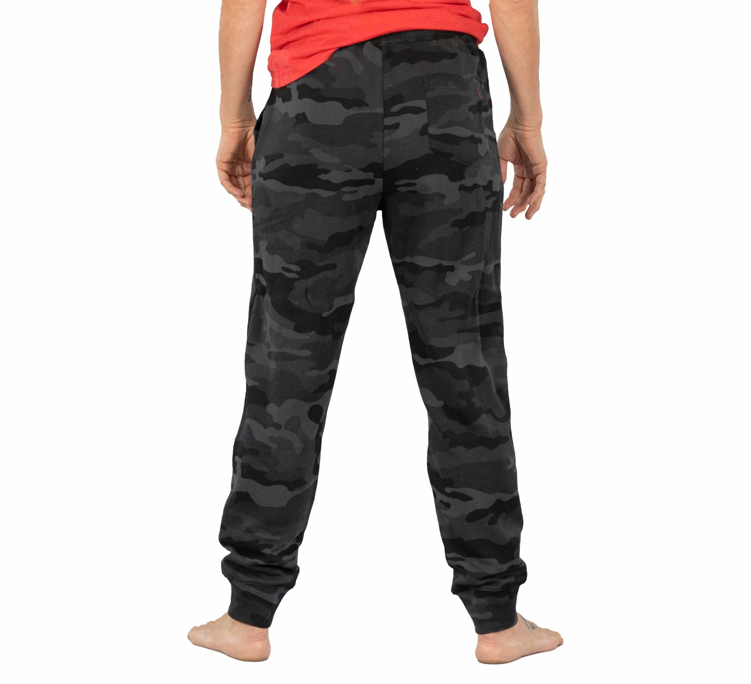 Black Camo Womens Joggers