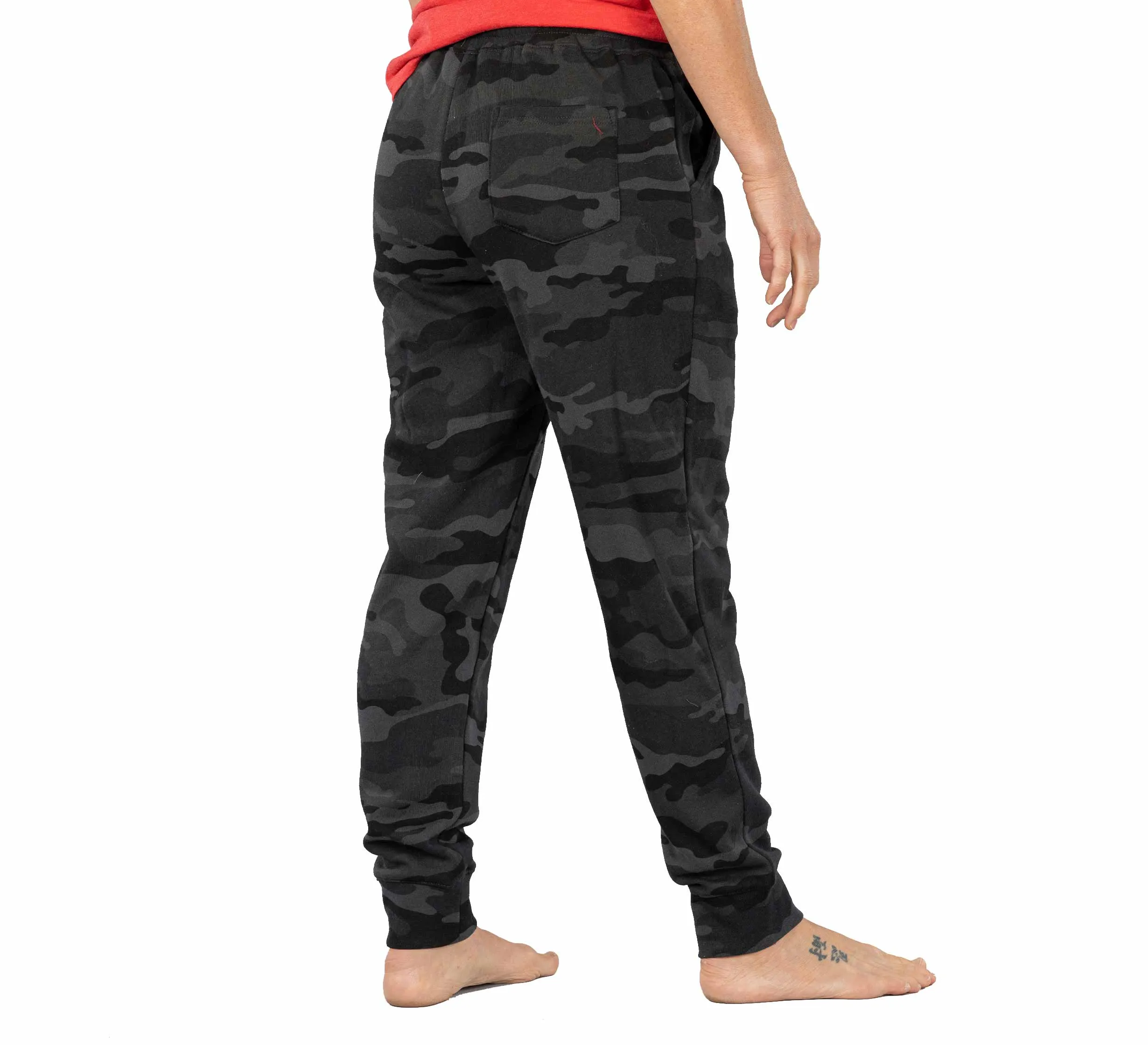 Black Camo Womens Joggers