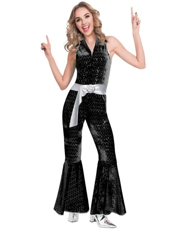 Black Disco Jumpsuit