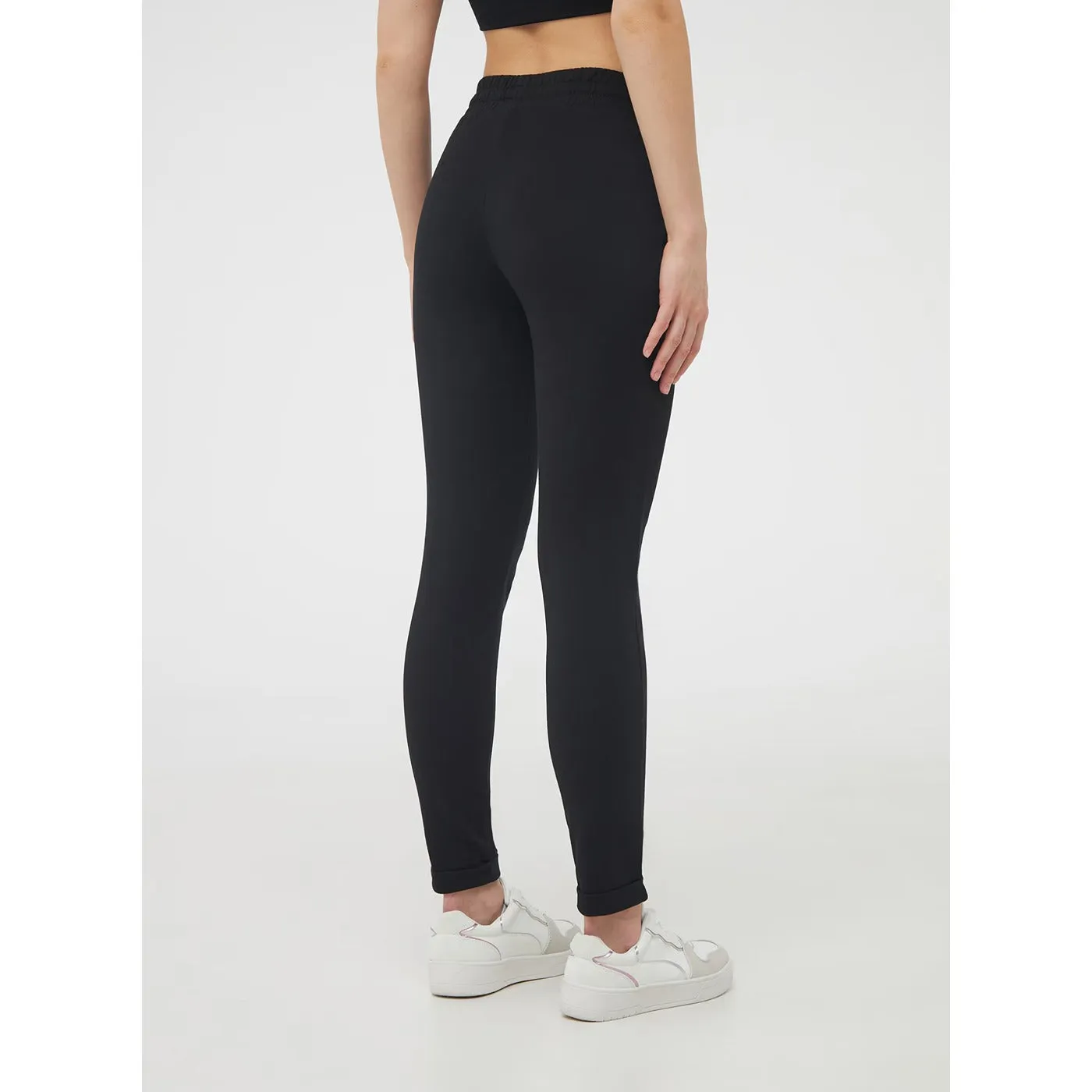 Black Skinny-fit Lightweight Jogging Bottoms