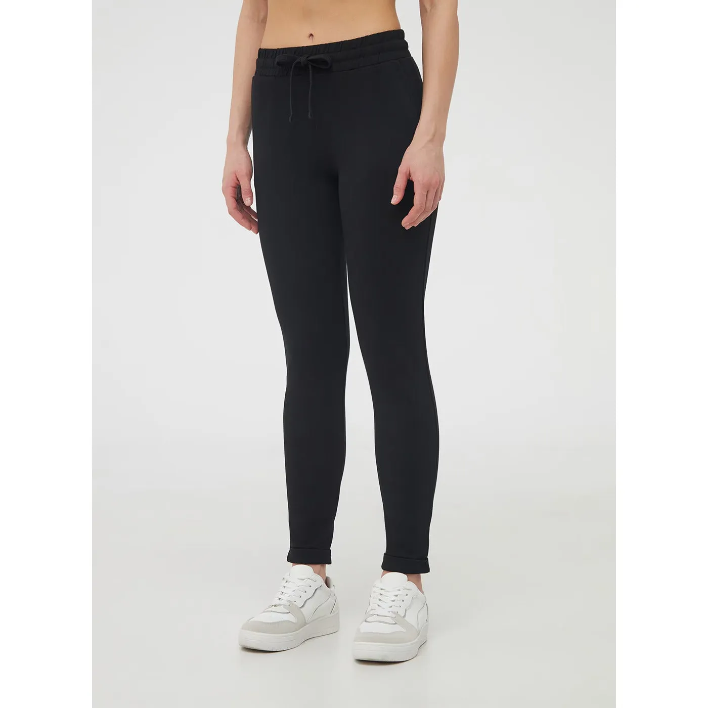 Black Skinny-fit Lightweight Jogging Bottoms