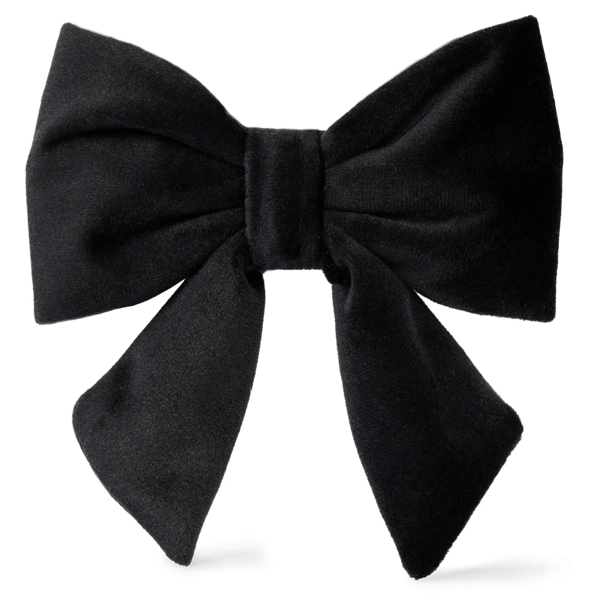 Black Velvet Lady Dog Bow