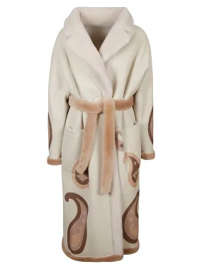 Blancha Wrap Front Belted Coat