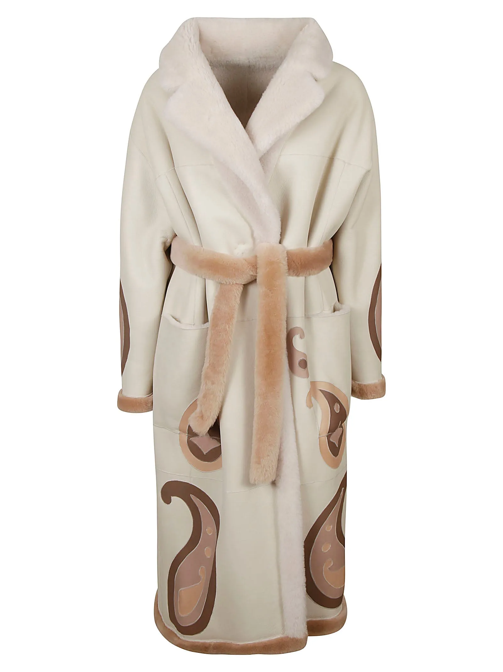 Blancha Wrap Front Belted Coat