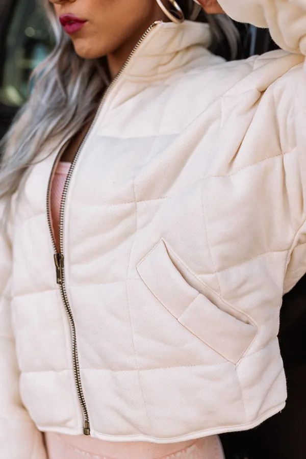 Blizzard On Broadway Jacket In Cream