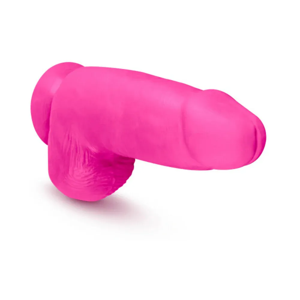 Blush Au Naturel Bold Chub 10 in. Posable Dual Density Dildo with Balls & Suction Cup