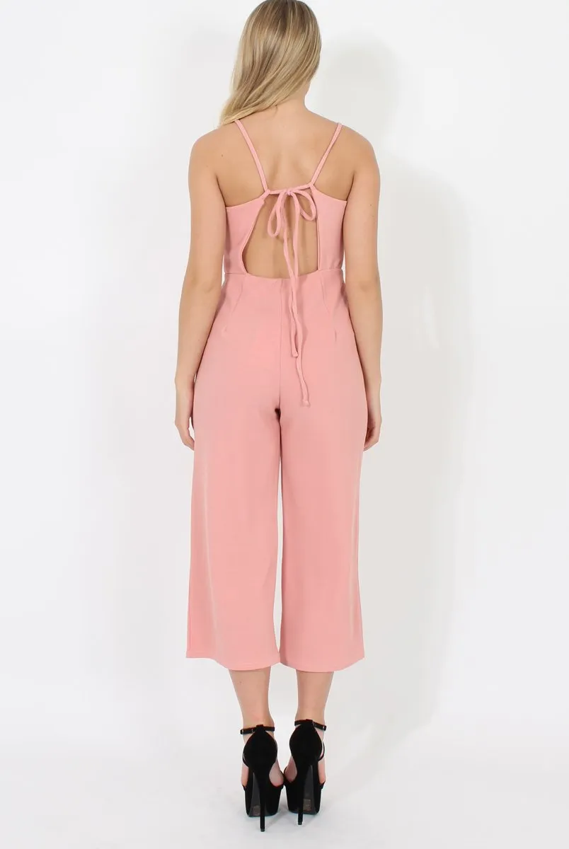 Blush Culotte Jumpsuit - Sienna