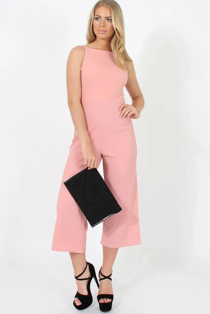 Blush Culotte Jumpsuit - Sienna