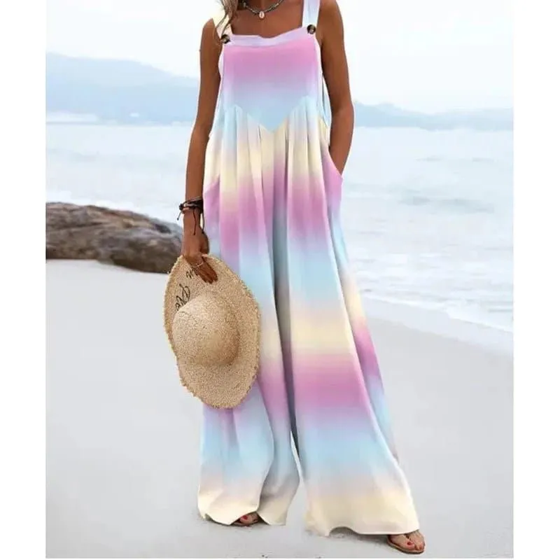 Bohemian Wide Leg Jumpsuit