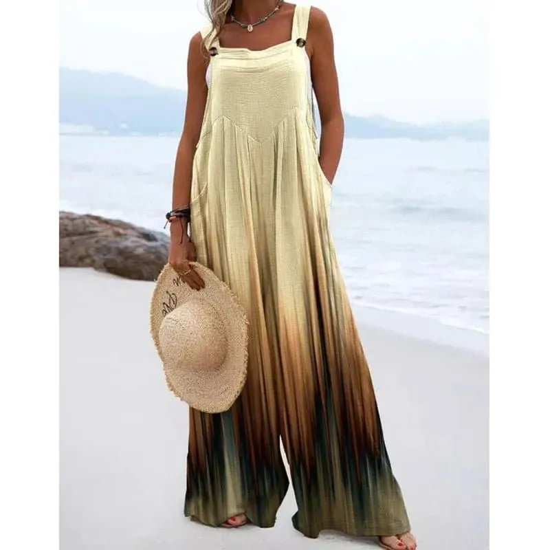 Bohemian Wide Leg Jumpsuit