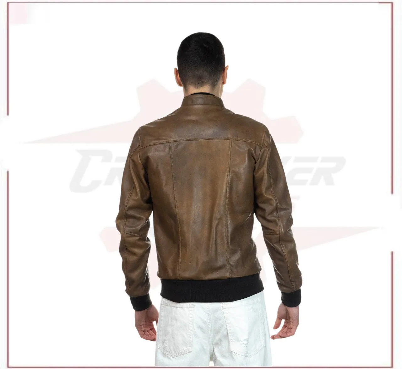 Bomber Napoli - Men’s Brown Bomber Jacket