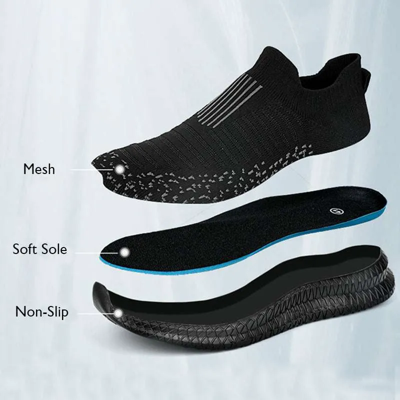 Breathable Men's Slip-On Sneakers