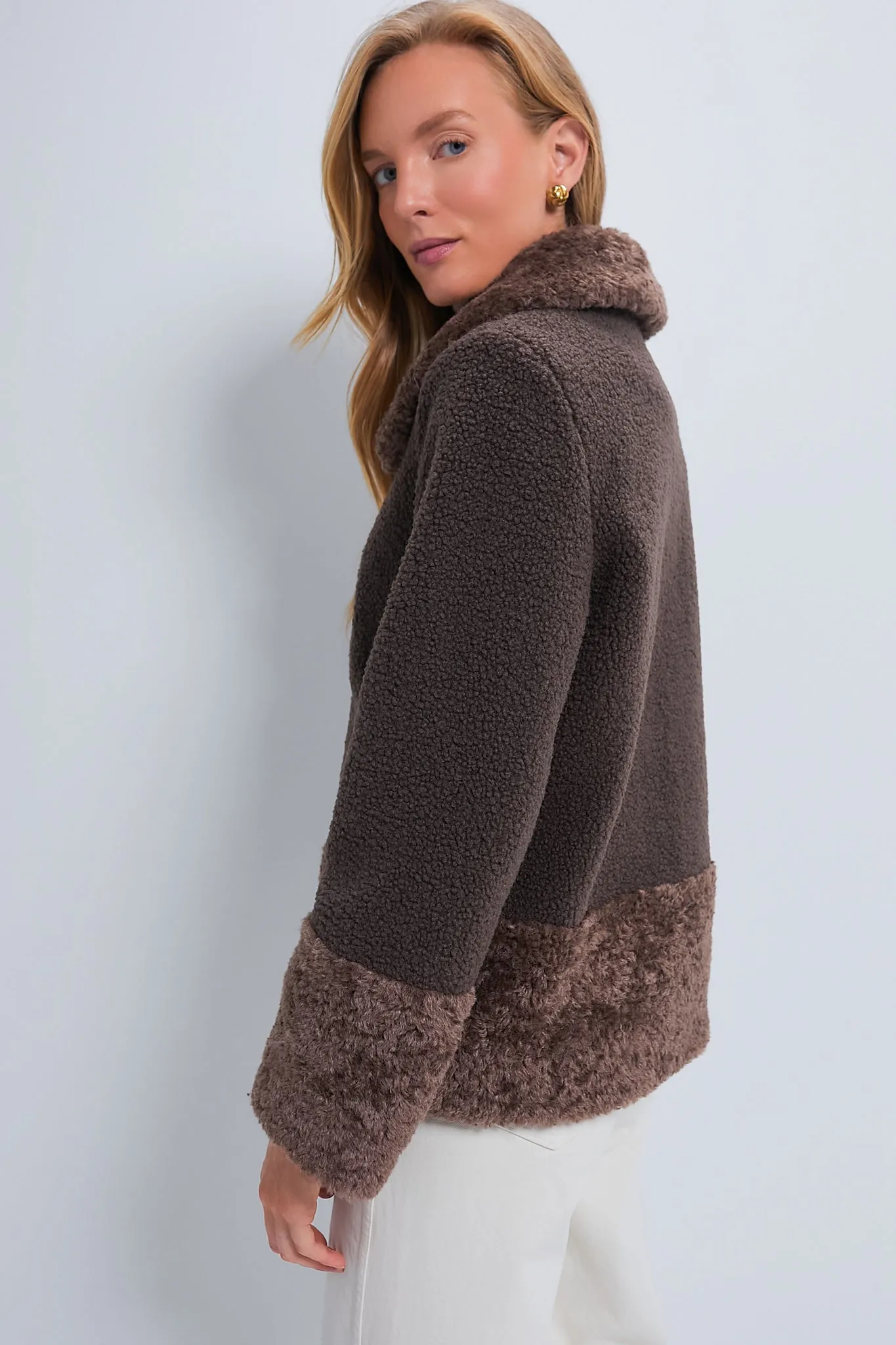 Brown Faux Fur Telluride Jacket