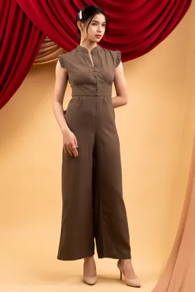 Brynn Jumpsuit (Mocha)