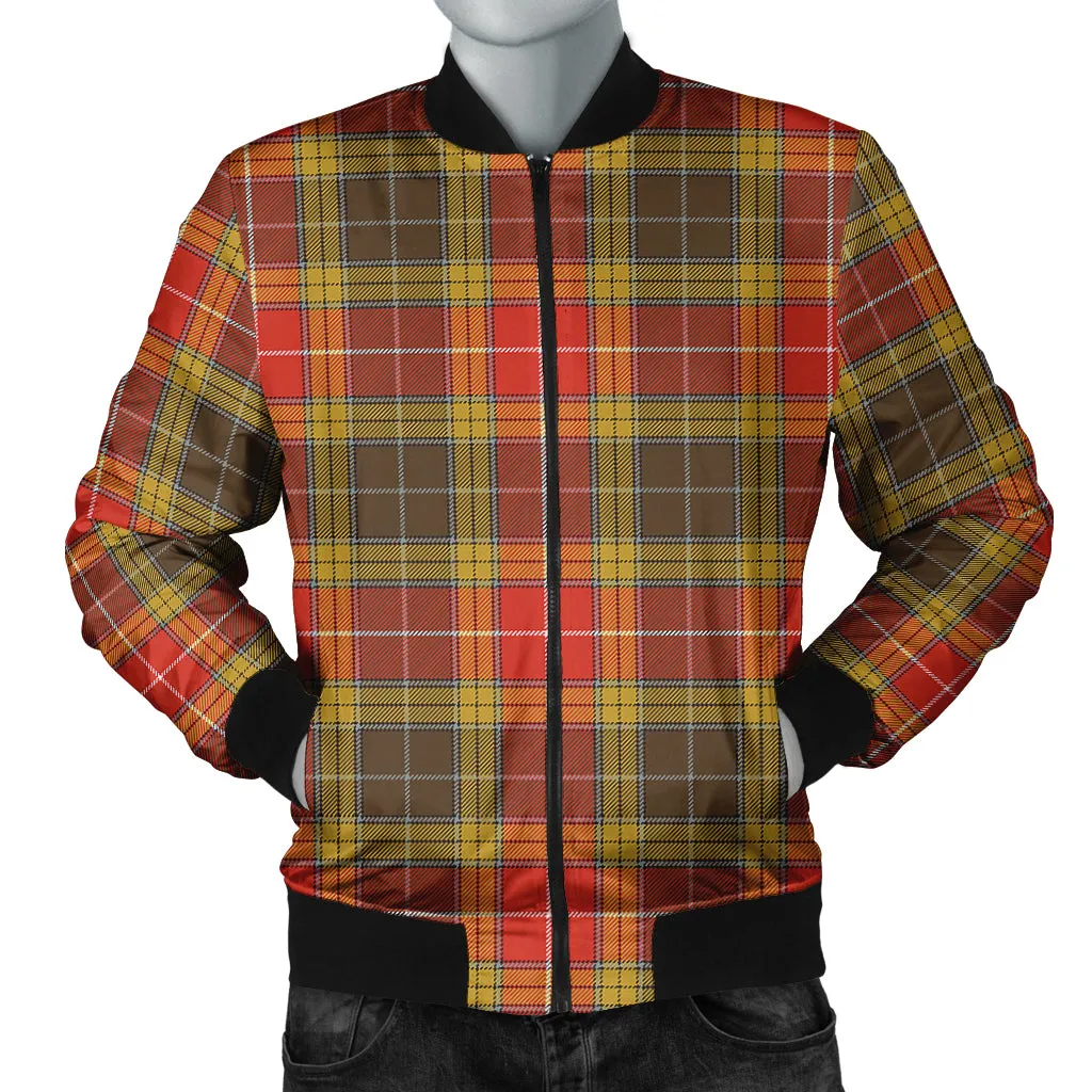 Buchanan Old Set Weathered Tartan Bomber Jacket