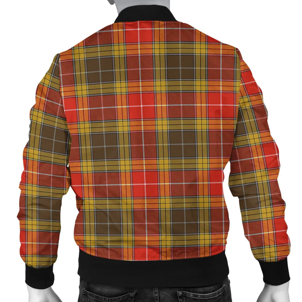 Buchanan Old Set Weathered Tartan Bomber Jacket