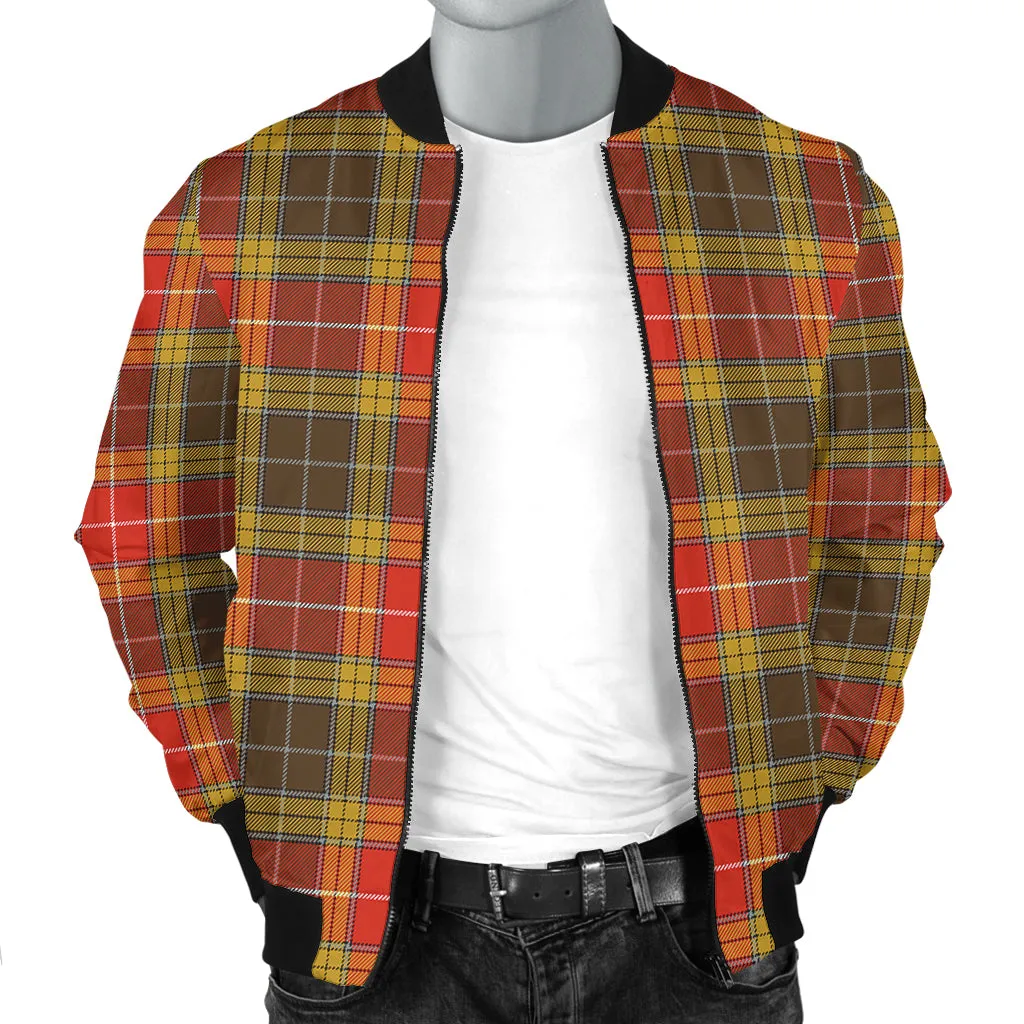 Buchanan Old Set Weathered Tartan Bomber Jacket