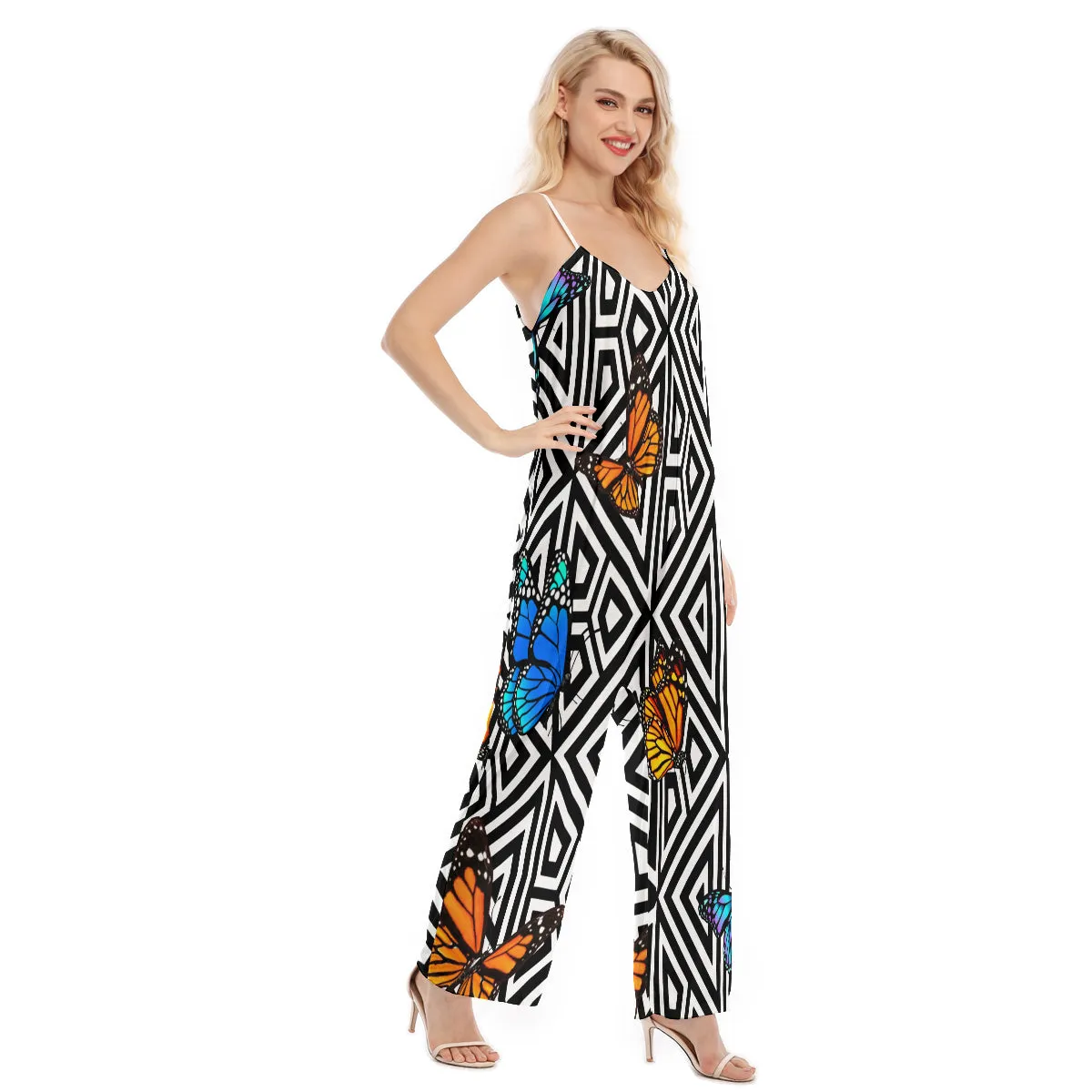 BUTTERFLY Women's Loose Cami Jumpsuit