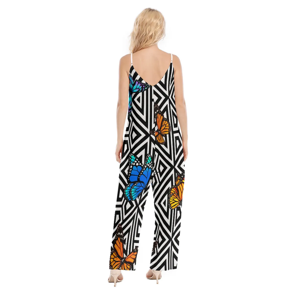 BUTTERFLY Women's Loose Cami Jumpsuit