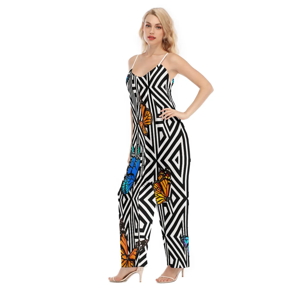 BUTTERFLY Women's Loose Cami Jumpsuit