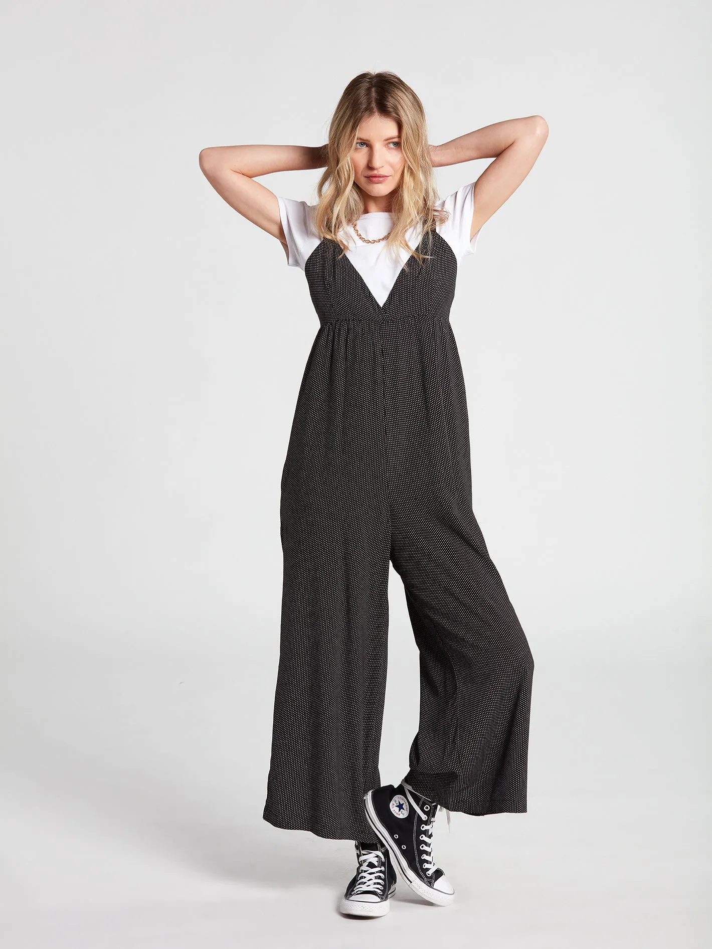 Call In Slick Jumpsuit - Dot