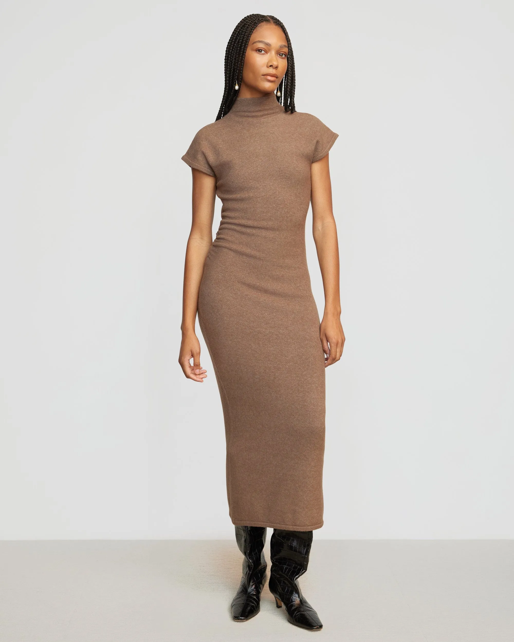 Casper Mock-Neck Dress